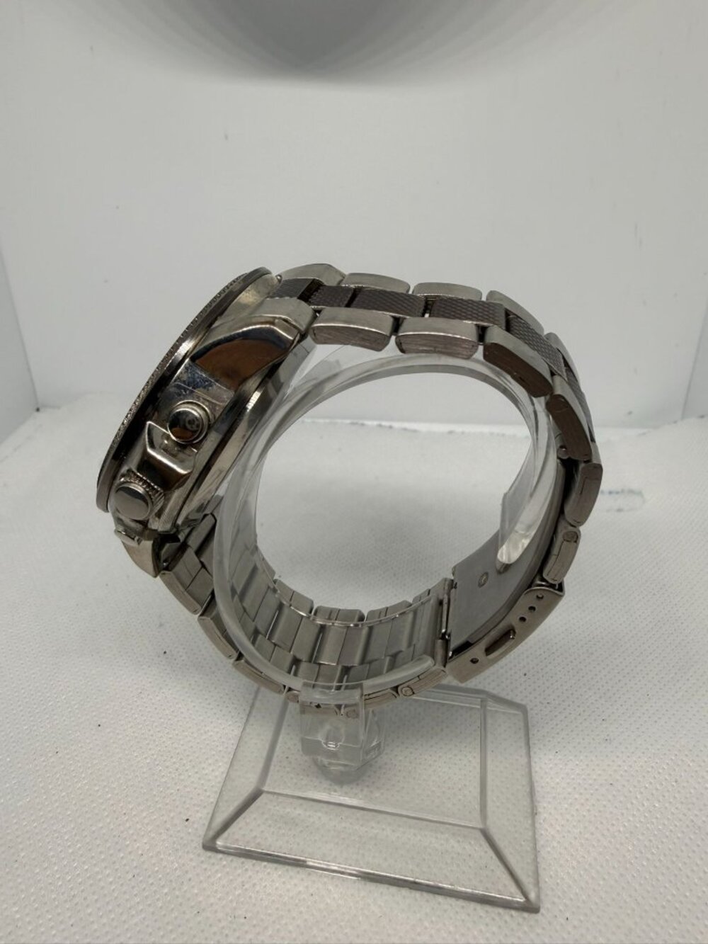 Stauer 20410 Colossus Men's 44mm Hybrid Analog Digital Tachymeter Watch - Picture 3 of 12